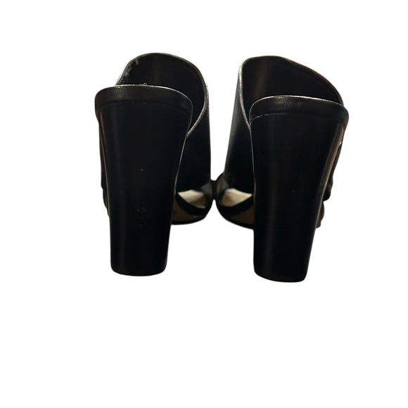 Elegant Black Women's Heeled Mules - Picture 4 of 5